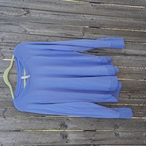Athleta XL Blue Purple Soft Sweater Top